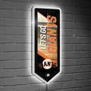 San Francisco Giants Baseball Pennant Glazelite LED Decor