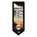 San Francisco Giants Baseball Pennant Glazelite LED Decor