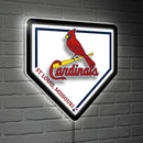 St Louis Cardinals, LED Wall Decor, Edgelite, Baseball Homeplate