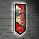 St Louis Cardinals Baseball Pennant Glazelite LED Decor