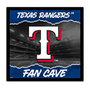 Texas Rangers 23"H x 23"L LED Wall Decor, Edgelite, Square