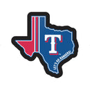 Texas Rangers Baseball State Shape Edgelite LED Decor