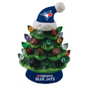 Toronto Blue Jays Mini LED Tabletop Christmas Tree 4"