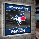 Toronto Blue Jays 23"H x 23"L LED Wall Decor, Edgelite, Square