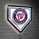 Washington Nationals, LED Wall Decor, Edgelite, Baseball Homeplate