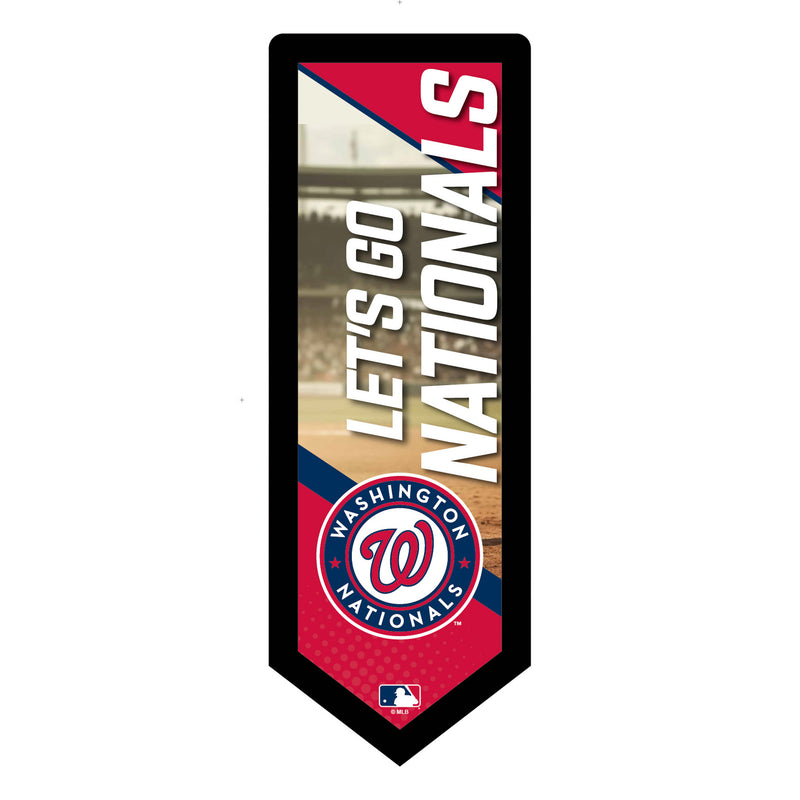 Washington Nationals Baseball Pennant Glazelite LED Decor