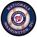 Washington Nationals Baseball Large Round Edgelite LED Decor