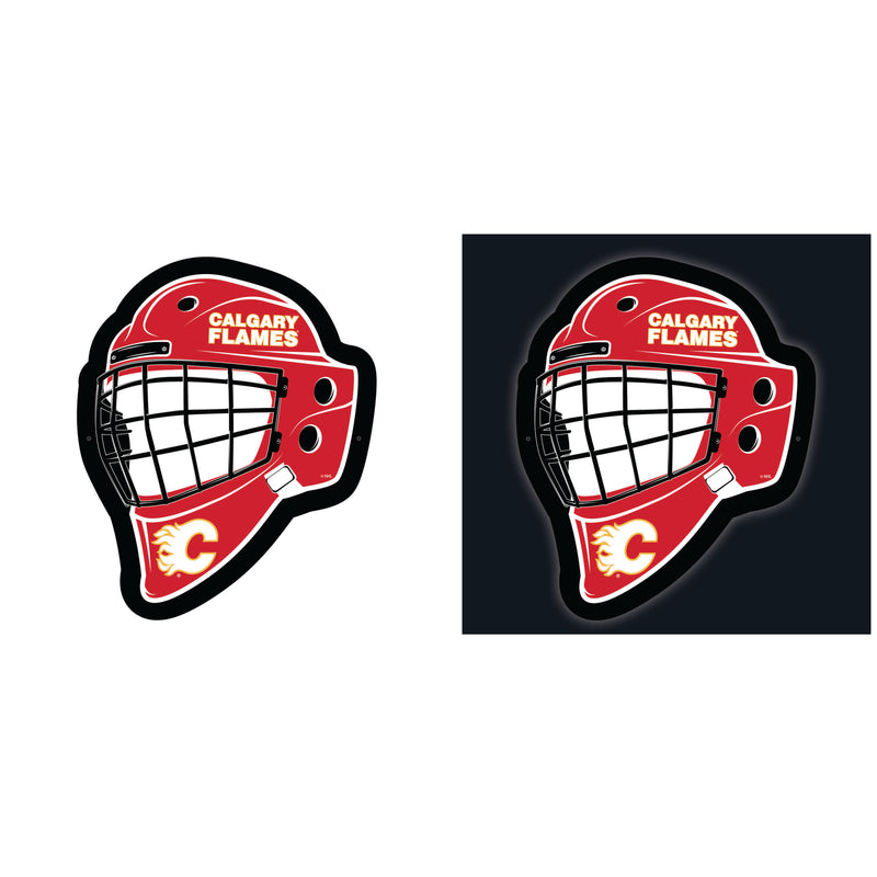 Calgary Flames Hockey Helmet Edgelite LED Decor