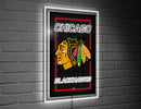 Chicago Blackhawks Hockey Rectangle Neolite LED Decor