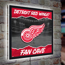 Detroit Red Wings 23"H x 23"L LED Wall Decor, Edgelite, Square