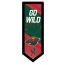 Minnesota Wild Hockey Pennant Glazelite LED Decor