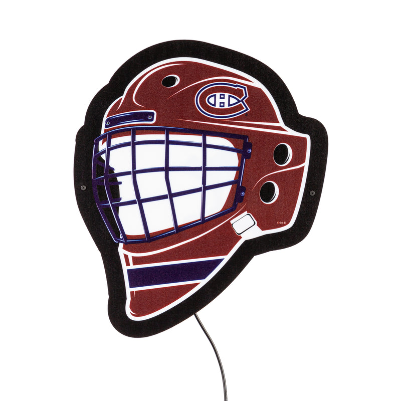 Montreal Canadiens Hockey Helmet Edgelite LED Decor