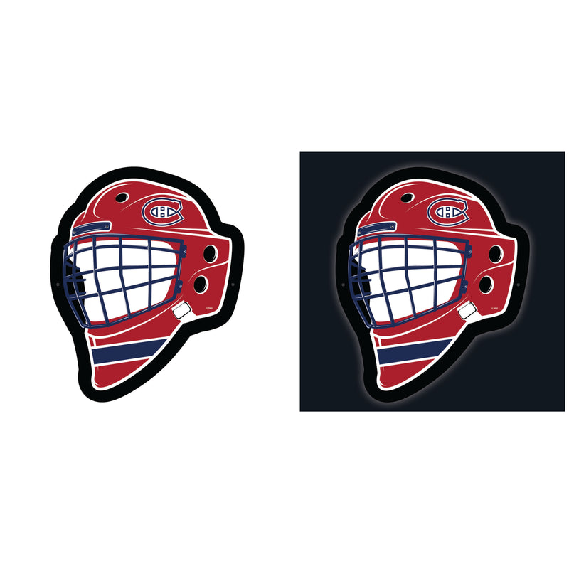 Montreal Canadiens Hockey Helmet Edgelite LED Decor