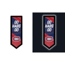 Montreal Canadiens Hockey Pennant Glazelite LED Decor