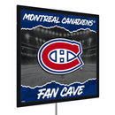 Montreal Canadiens 23"H x 23"L LED Wall Decor, Edgelite, Square