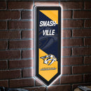 Nashville Predators Hockey Pennant Glazelite LED Decor