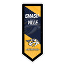 Nashville Predators Hockey Pennant Glazelite LED Decor