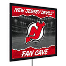 New Jersey Devils 23"H x 23"L LED Wall Decor, Edgelite, Square