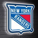 New York Rangers LED Wall Decor, Glazelite, Logo