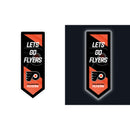 Philadelphia Flyers Hockey Pennant Glazelite LED Decor
