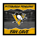 Pittsburgh Penguins 23"H x 23"L LED Wall Decor, Edgelite, Square