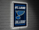 St Louis Blues Hockey Rectangle Neolite LED Decor