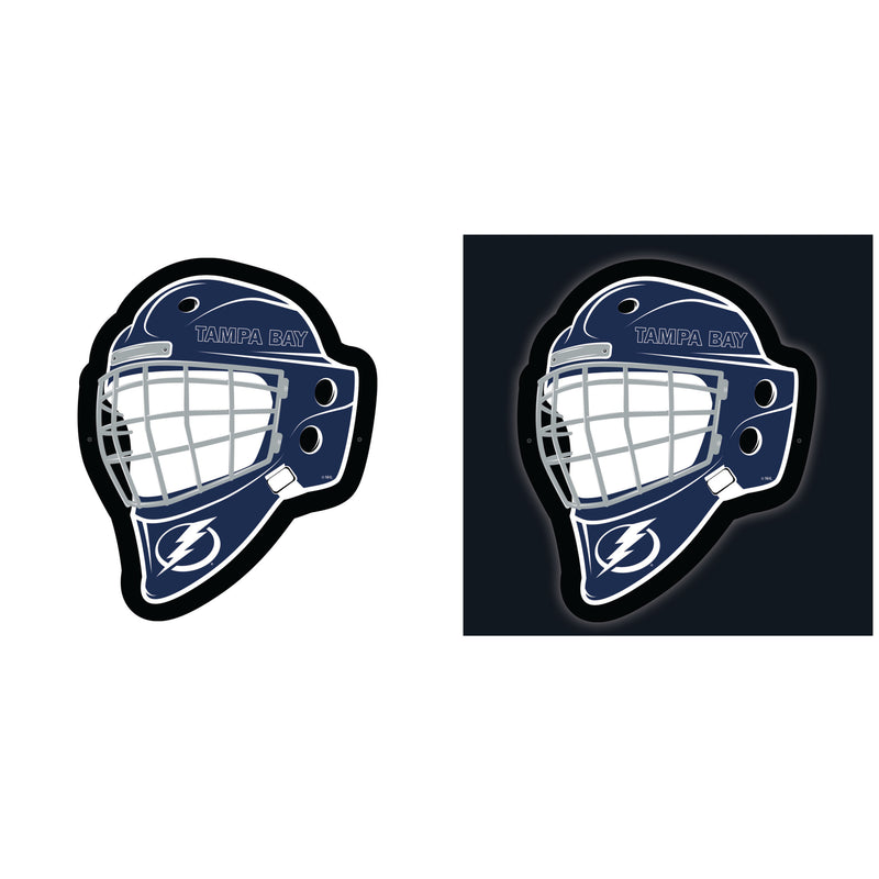 Tampa Bay Lightning Hockey Helmet Edgelite LED Decor