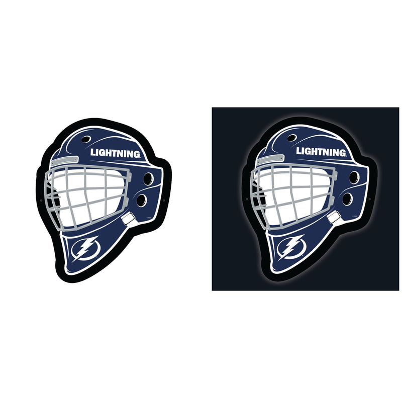 Tampa Bay Lightning Hockey Helmet Edgelite LED Decor