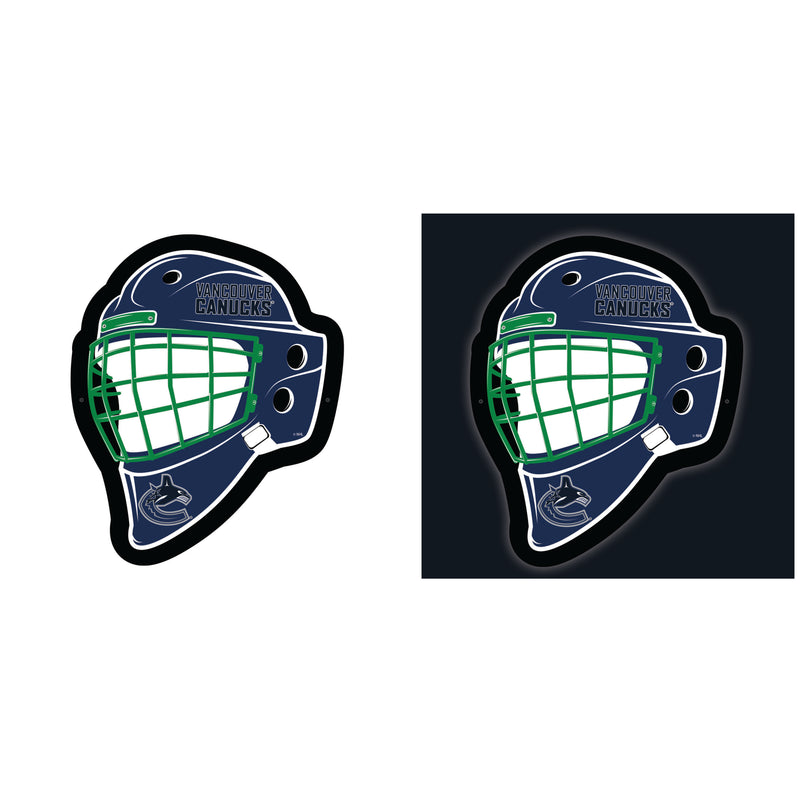Vancouver Canucks Hockey Helmet Edgelite LED Decor