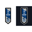 Vancouver Canucks Hockey Pennant Glazelite LED Decor