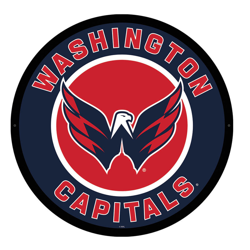 Washington Capitals Hockey Large Round Edgelite LED Decor