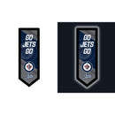 Winnipeg Jets Hockey Pennant Glazelite LED Decor