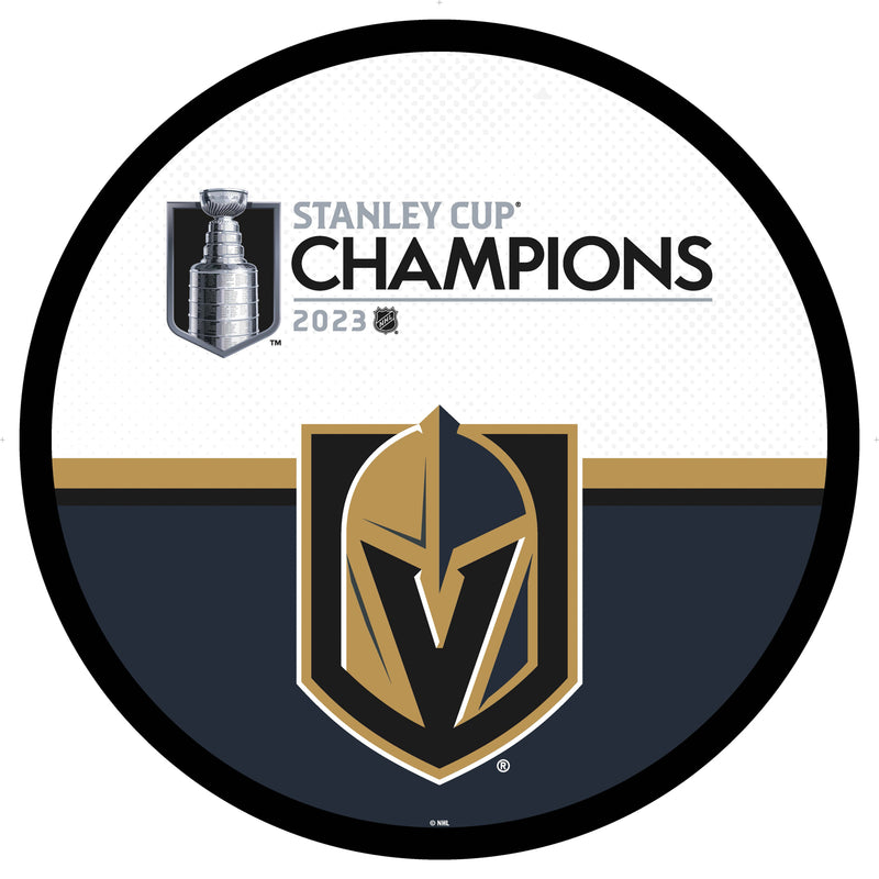 Vegas Golden Knights Hockey Large Round Edgelite LED Decor