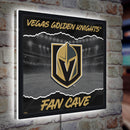 Vegas Golden Knights 23"H x 23"L LED Wall Decor, Edgelite, Square