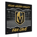 Vegas Golden Knights 23"H x 23"L LED Wall Decor, Edgelite, Square