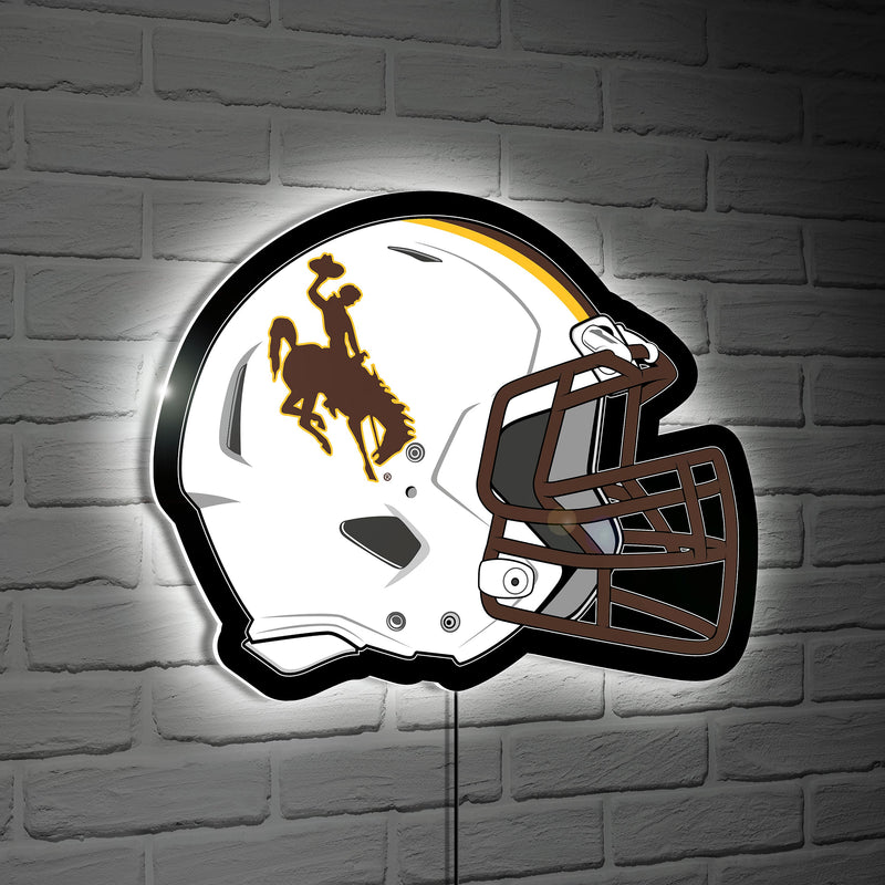 LED Wall Decor, Edgelite, College Football Helmet, University of Wyoming