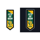 North Dakota State University College Pennant Glazelite LED Decor