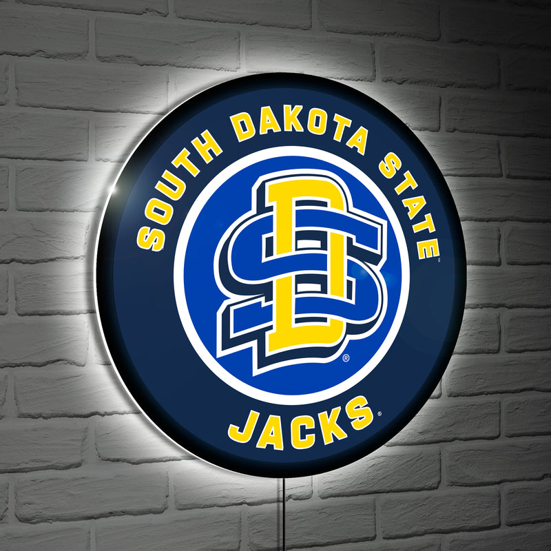 South Dakota State University College Large Round Edgelite LED Decor