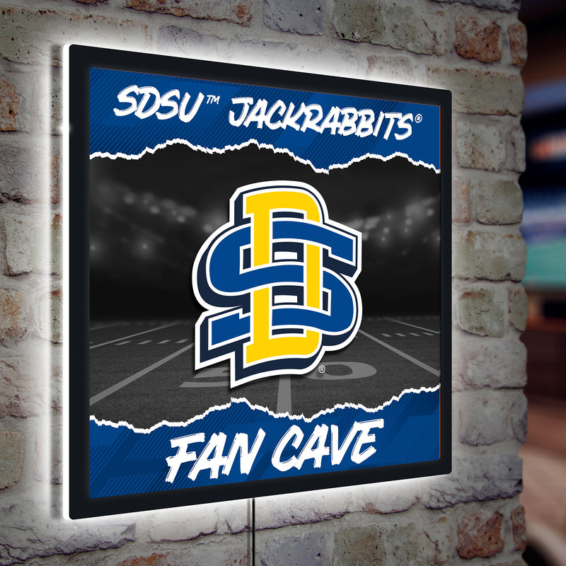 South Dakota State University 23"H x 23"L LED Wall Decor, Edgelite, Square