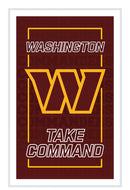 Washington Commanders NFL Football Rectangle Neolite LED Decor