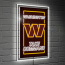 Washington Commanders NFL Football Rectangle Neolite LED Decor