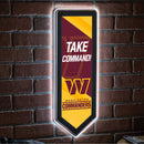 Washington Commanders NFL Football Pennant Glazelite LED Decor