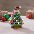 8" LED Ceramic Christmas Tree, Washington Commanders