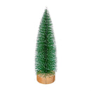 LED Bottlebrush Trees, White Tipped Snow Covered, Set of 3
