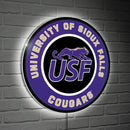 University of Sioux Falls Large Round Edgelite LED Decor