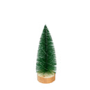 LED Color Changing Bottlebrush Trees, Green, Set of 3