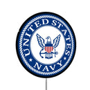 US Navy Military Round LED Wall Decor
