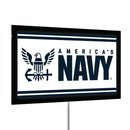 US Navy Edgelite Rectangle LED Wall Decor