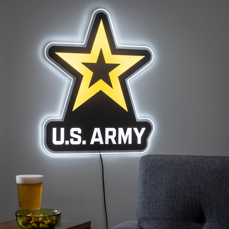 US Army LED Wall Decor, Glazelite, Logo