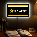 US Army Military Rectangle Edgelite LED Decor